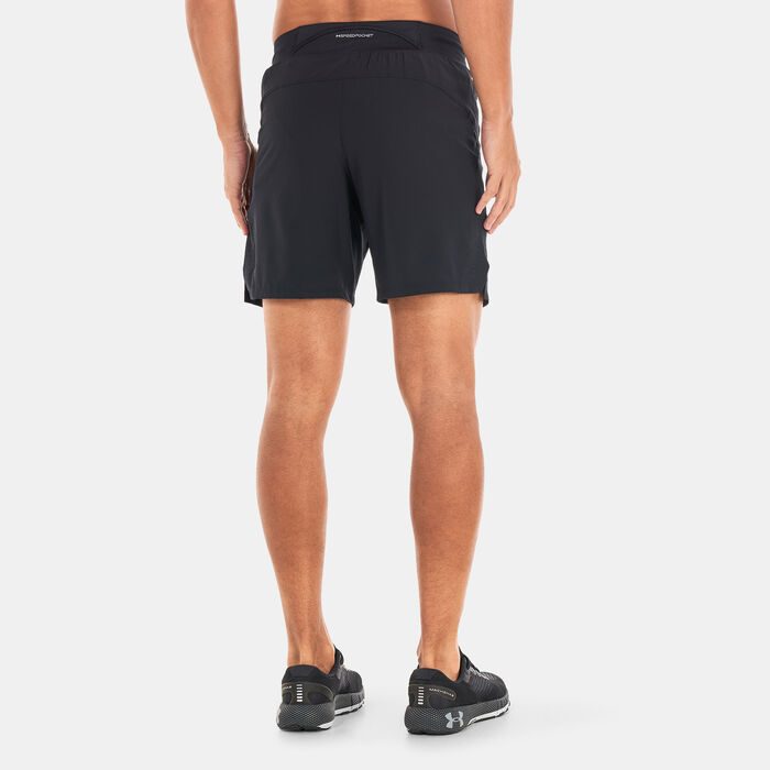 Under Armour Men's UA Launch Elite 7-Inch Shorts Black image number 1