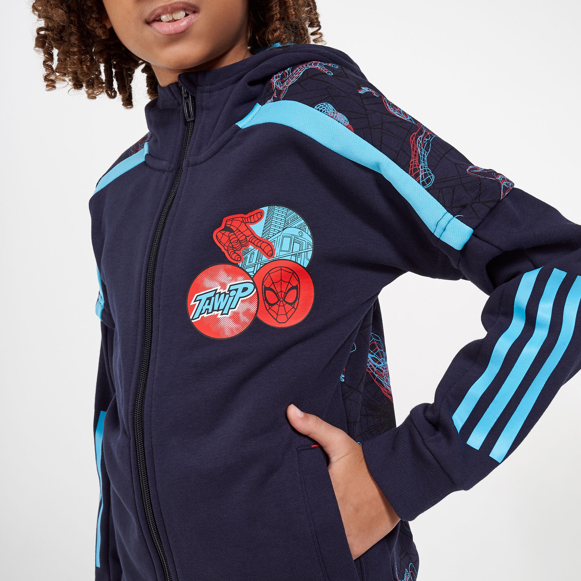 Kids X Marvel Spider Man Hoodie Younger Kids