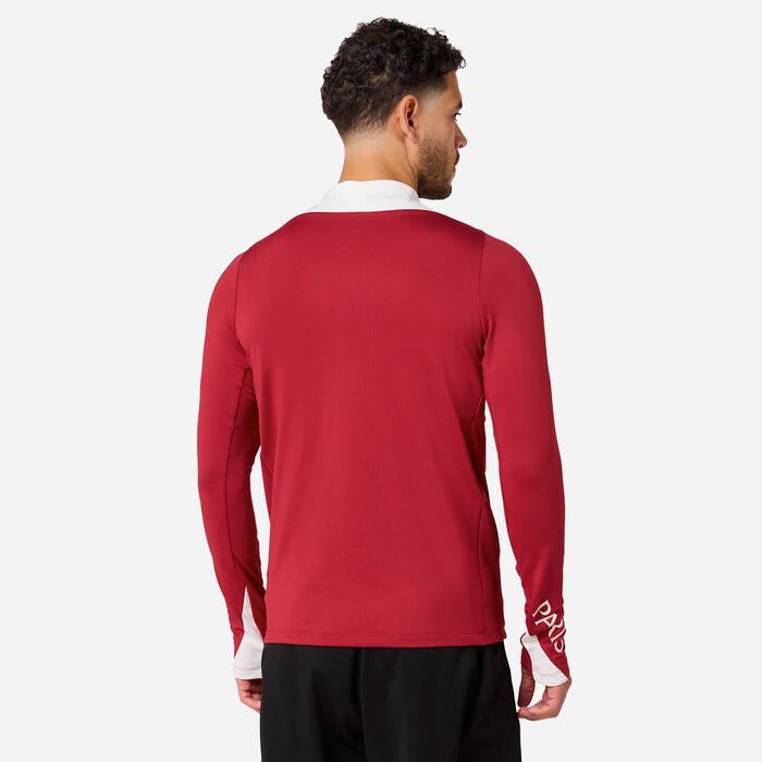 Jordan Men's Paris Saint-Germain Strike 4th Drill Football Top Red Jordan Men's Paris Saint-Germain Strike 4th Drill Football Top Red image number 1