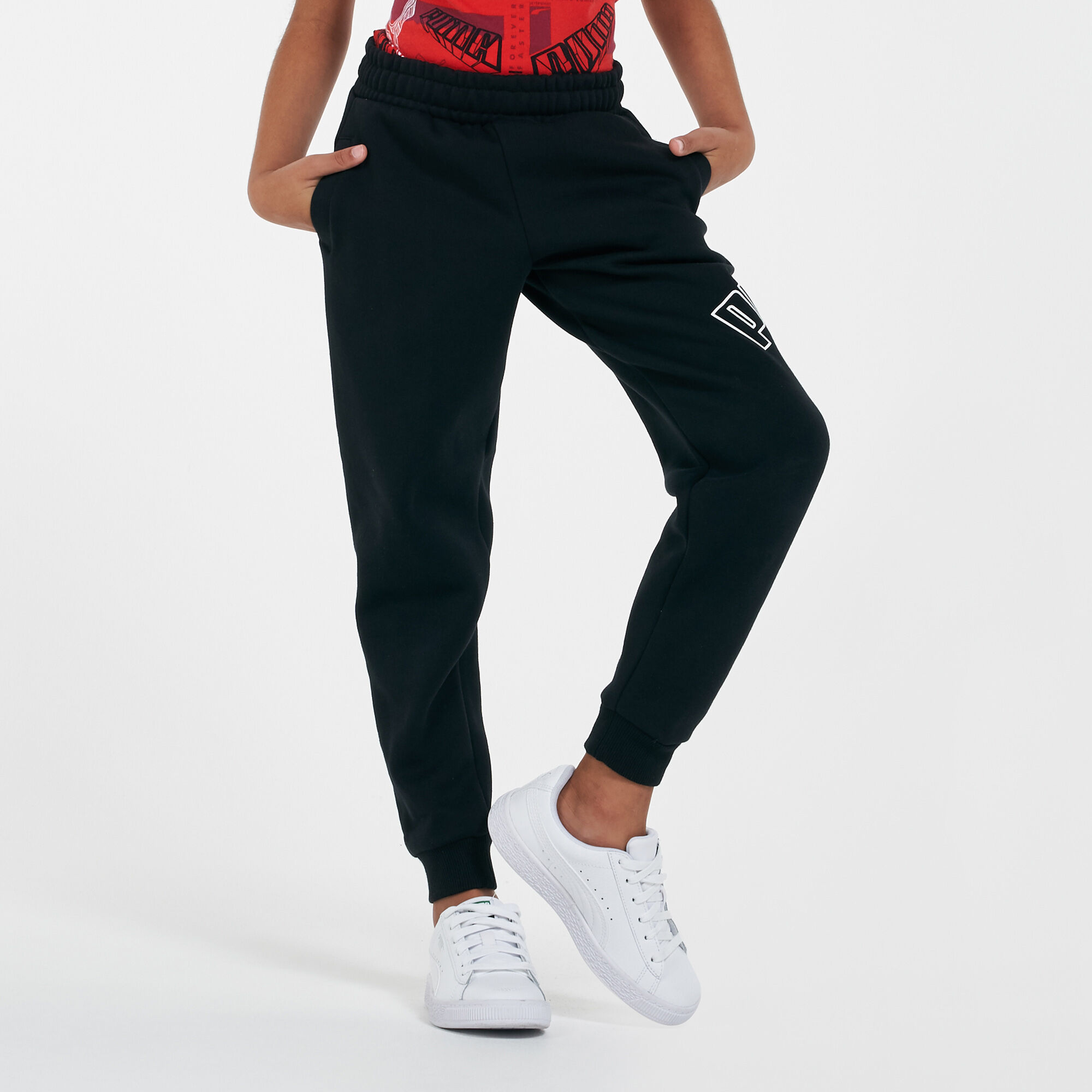 Puma big deals logo sweatpants
