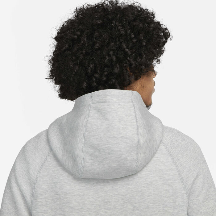 Nike Men's Sportswear Tech Fleece Hoodie Grey image number 4