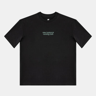 New Balance Kids' Running Club Graphic T-Shirt Black