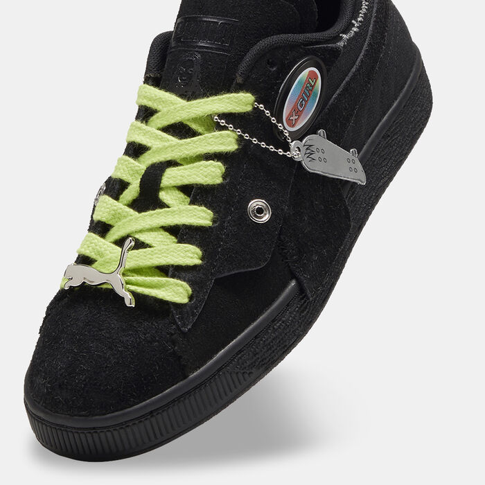 PUMA Women's x X-GIRL Suede Shoes Black PUMA Women's x X-GIRL Suede Shoes Black image number 4