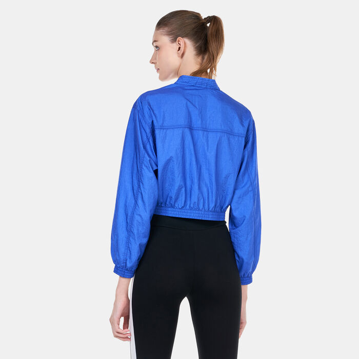 PUMA Women's Dare To Woven Jacket Blue image number 3