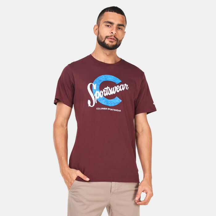 Columbia Men's CSC™ Graphic Casual T-Shirt Purple Columbia Men's CSC™ Graphic Casual T-Shirt Purple image number 0