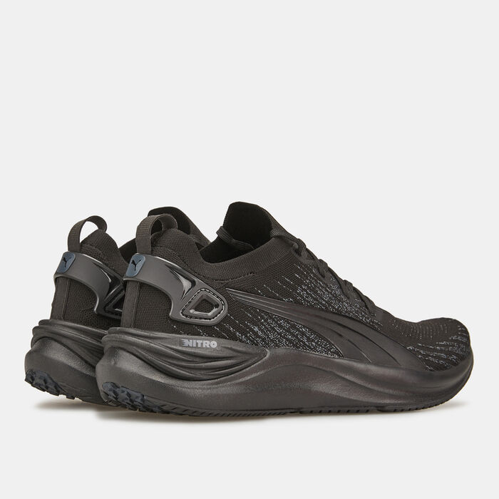 PUMA Men's Electrify NITRO 3 Knit Running Shoe Black PUMA Men's Electrify NITRO 3 Knit Running Shoe Black image number 2
