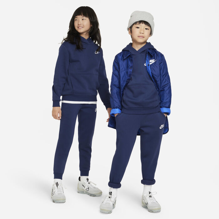 Nike Kids' Sportswear Club Fleece Hoodie Blue image number 5