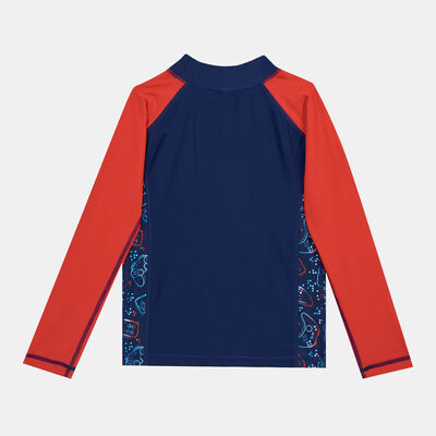 COEGA Kids' Graphic Print Rashguard Blue COEGA Kids' Graphic Print Rashguard Blue