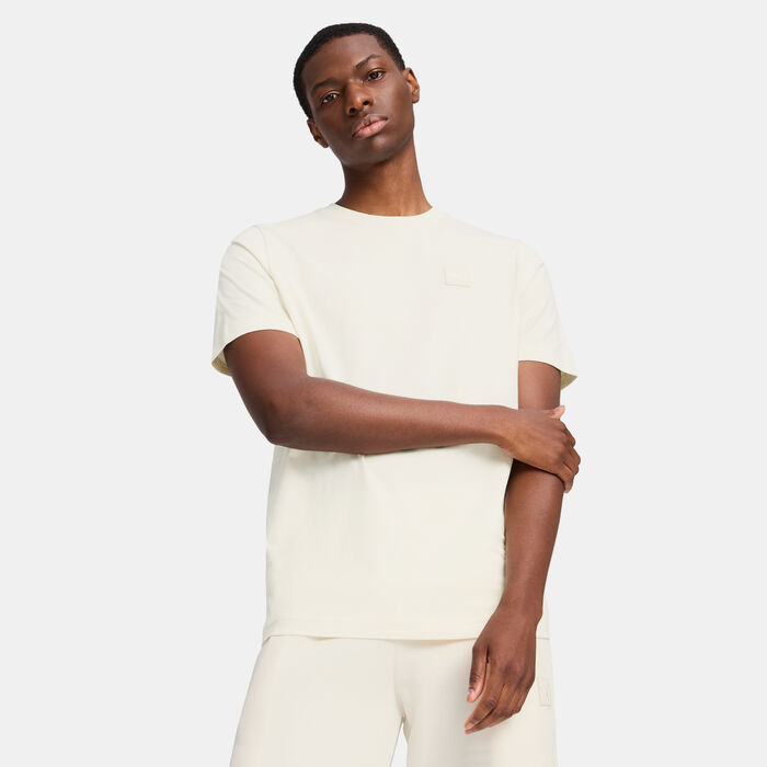 PUMA Men's Elevated T-Shirt Beige PUMA Men's Elevated T-Shirt Beige image number 0