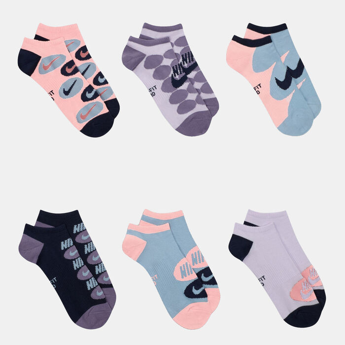 Nike Everyday Lightweight Training No-Show Socks (6 Pairs) Multi-Color Nike Everyday Lightweight Training No-Show Socks (6 Pairs) Multi-Color image number 2