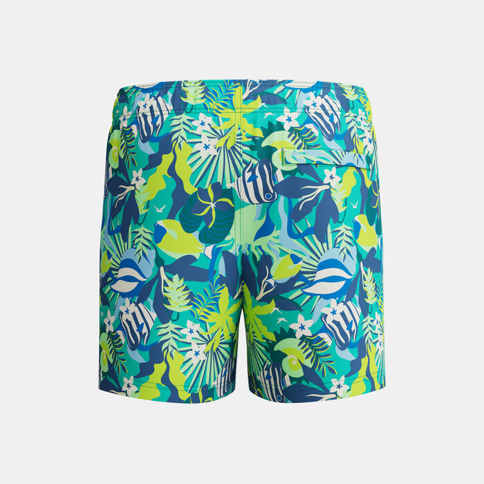 Speedo Kids' Digi Printed Swimming Shorts Green Speedo Kids' Digi Printed Swimming Shorts Green image number 1