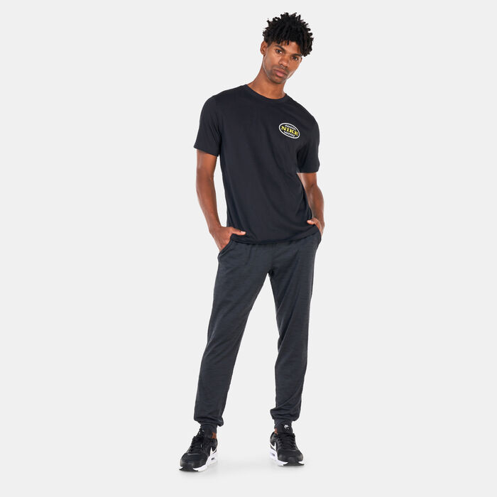 Nike Men's Body Shop Dri-FIT Fitness T-Shirt Black Nike Men's Body Shop Dri-FIT Fitness T-Shirt Black image number 2