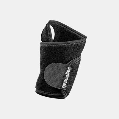 Mueller Wrist Support Wrap (One Size) Black Mueller Wrist Support Wrap (One Size) Black