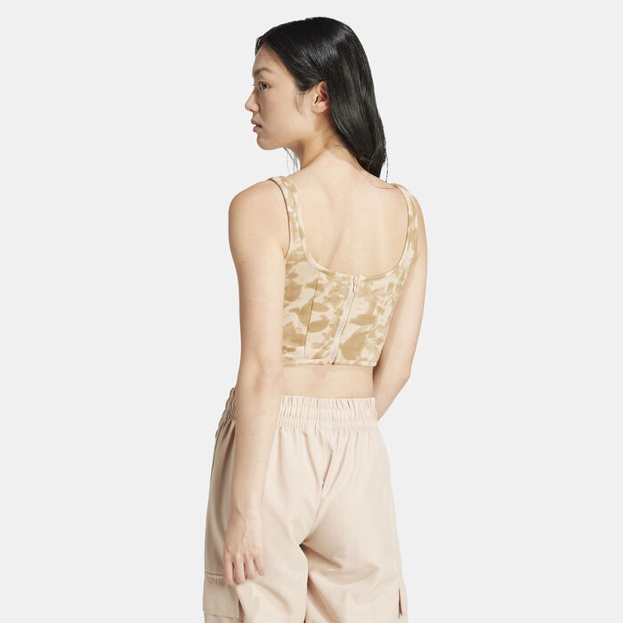 adidas Originals Women's Corset Top Beige adidas Originals Women's Corset Top Beige image number 1