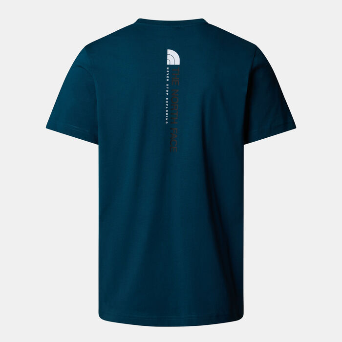 The North Face Men's Vertical T-Shirt Green The North Face Men's Vertical T-Shirt Green image number 1