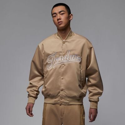 Jordan Men's Flight MVP Statement Jacket Brown Jordan Men's Flight MVP Statement Jacket Brown