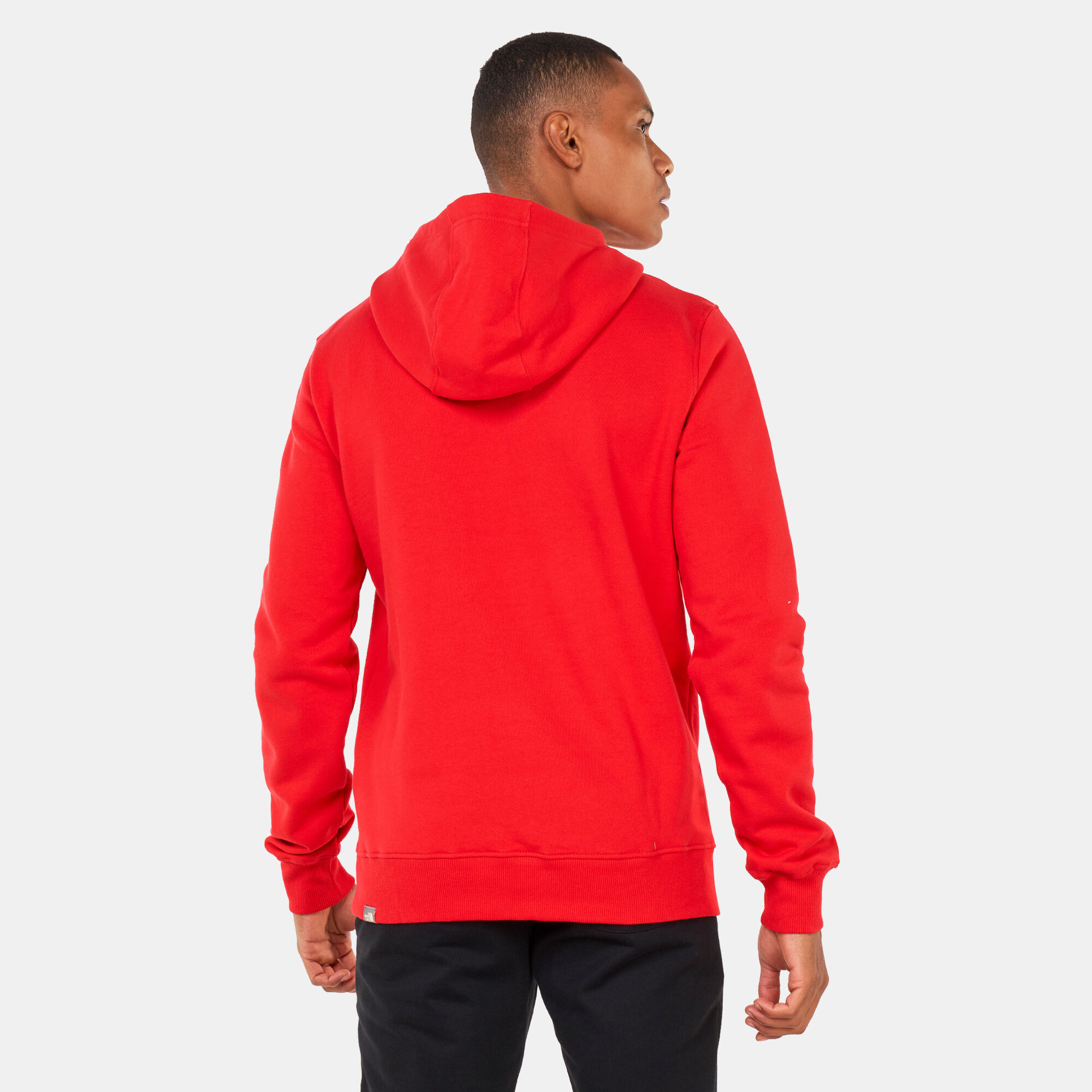 North face drew peak hoodie red discount