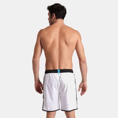 Arena Men's Team Stripe Bermuda Swimming Shorts Black