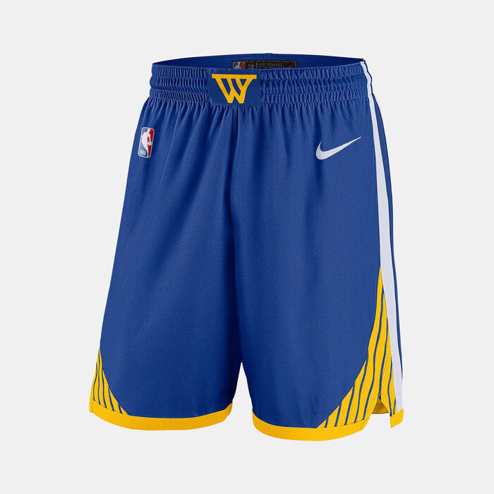Nike Men's 23/24 NBA Golden State Warriors Icon Edition Swingman Basketball Shorts Blue Nike Men's 23/24 NBA Golden State Warriors Icon Edition Swingman Basketball Shorts Blue image number 0
