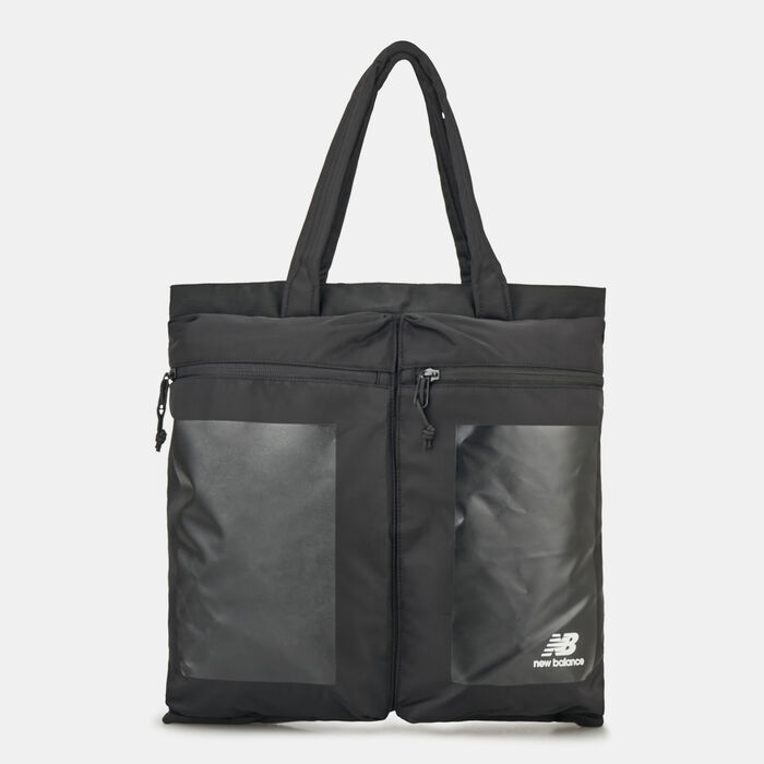 New Balance Dual Pockets Tote Bag Black New Balance Dual Pockets Tote Bag Black image number 0