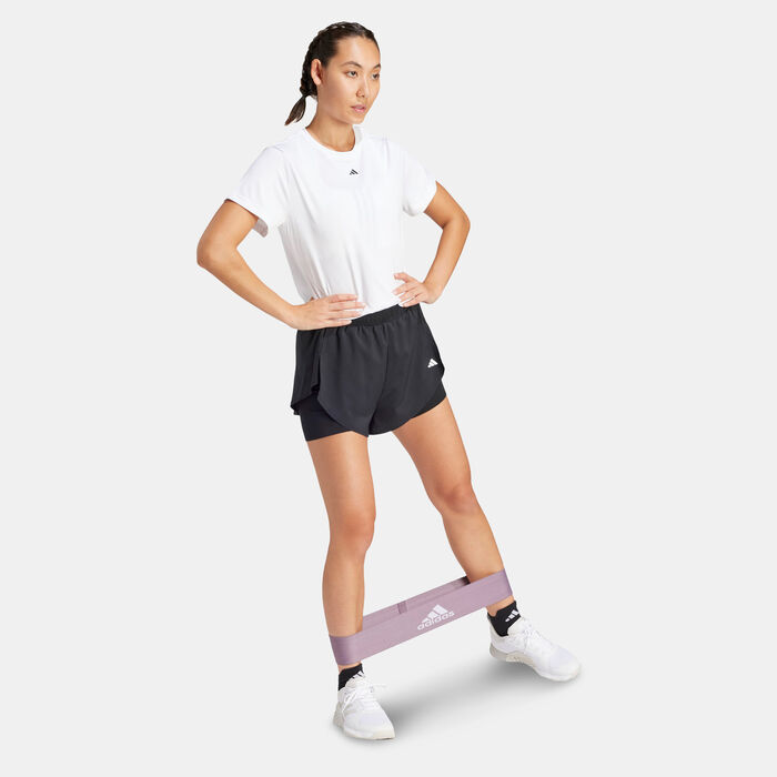 adidas Women's Designed For Training 2-In-1 Shorts Black adidas Women's Designed For Training 2-In-1 Shorts Black image number 2