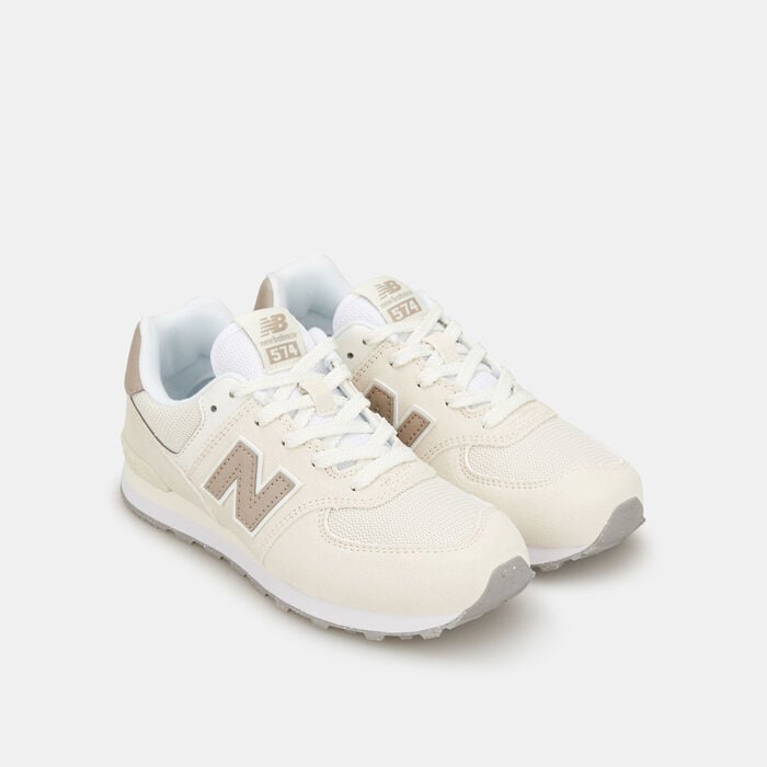New Balance Kids' 574 Shoes Beige New Balance Kids' 574 Shoes Beige image number 1