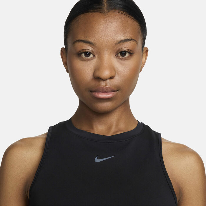 Nike Women's One Classic Dri-FIT Training Tank Top Black image number 2