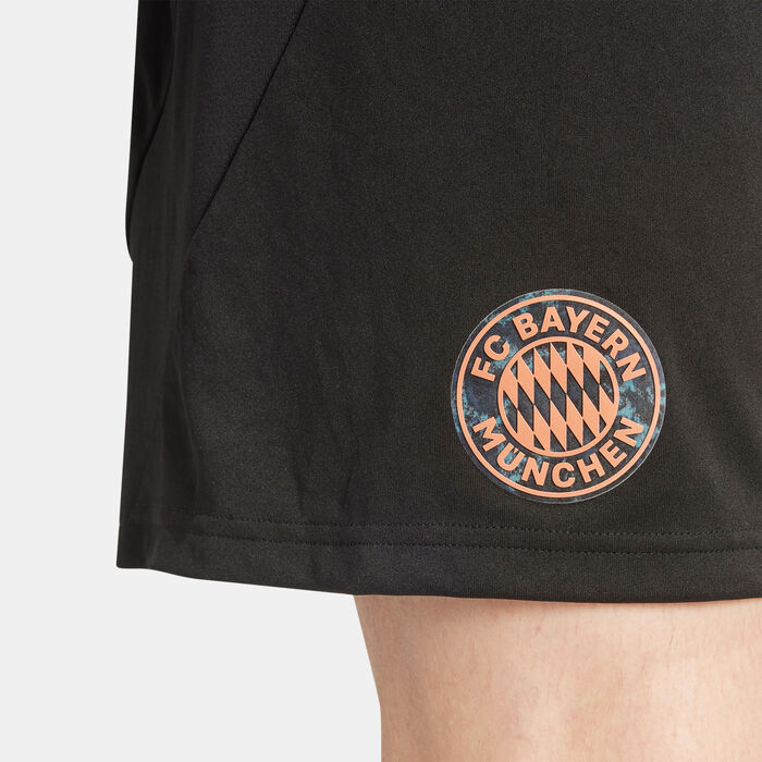 adidas Men's Bayern Munich 24/25 Away Replica Football Shorts Black image number 4