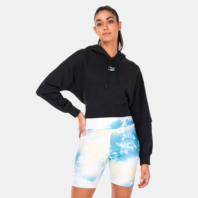 PUMA Women's Crystal Galaxy Hoodie Black PUMA Women's Crystal Galaxy Hoodie Black