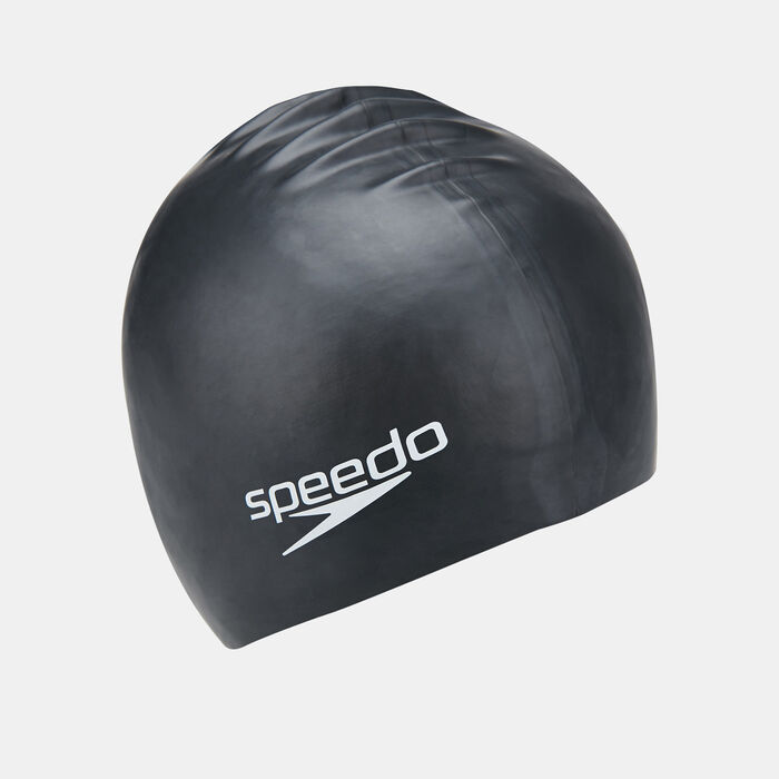 Speedo Flat Silicone Cap Black Speedo Flat Silicone Cap Black image number 1