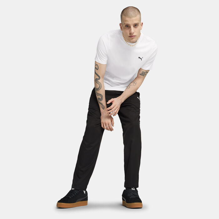 PUMA Men's Essentials Small Logo T-Shirt White PUMA Men's Essentials Small Logo T-Shirt White image number 1