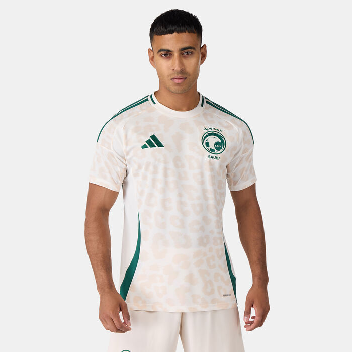 adidas Men's Saudi Arabia 24 Away Replica Football Jersey White adidas Men's Saudi Arabia 24 Away Replica Football Jersey White image number 0