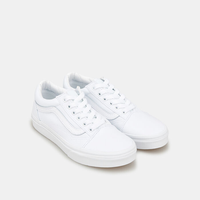 Vans Kids' Youth Old Skool Unisex Shoe White image number 1