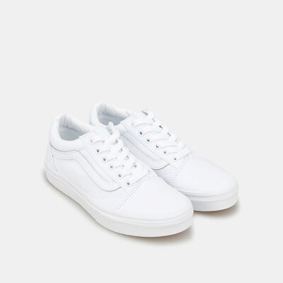 Vans Kids' Youth Old Skool Unisex Shoe White Vans Kids' Youth Old Skool Unisex Shoe White