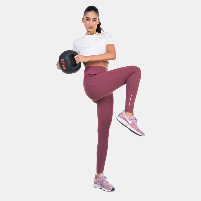 Sun and Sand Sports Women's Pocket Training Leggings Red Sun and Sand Sports Women's Pocket Training Leggings Red image number 2