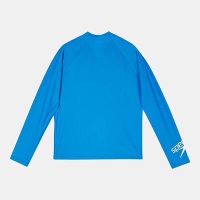 Speedo Kids' Long Sleeve Rashguard Multi-Color Speedo Kids' Long Sleeve Rashguard Multi-Color