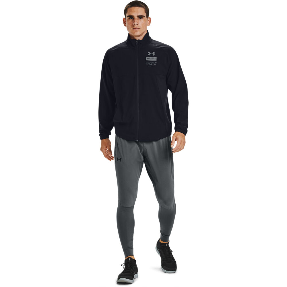 Buy Under Armour Men s UA Summer Woven Full Zip Jacket Black in