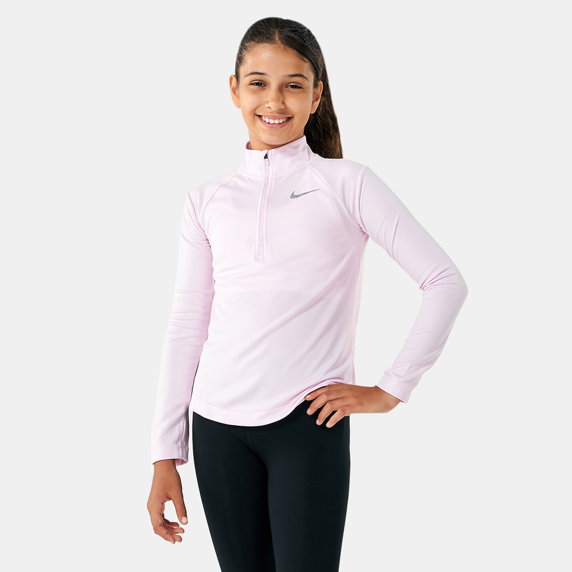 Nike half zip top kids deals