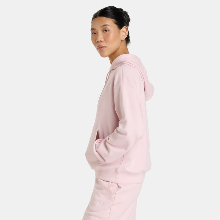 New Balance Women's Sport Essentials French Terry Hoodie Pink New Balance Women's Sport Essentials French Terry Hoodie Pink image number 2