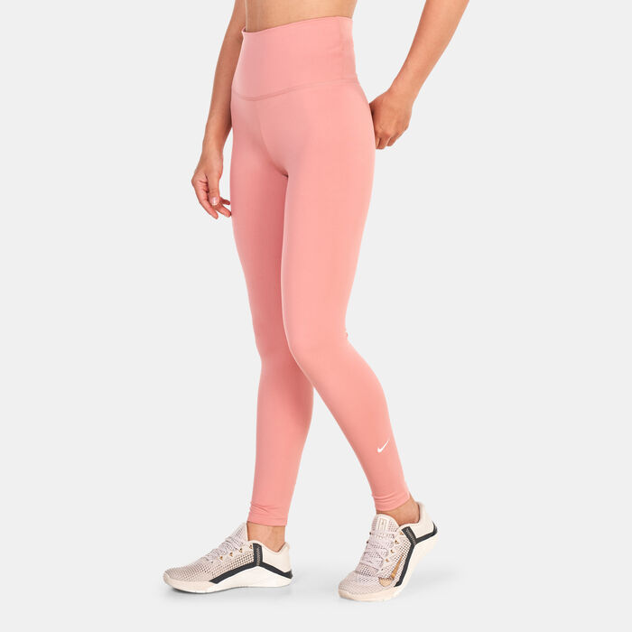 Buy Nike Women's One High-Rise Training Leggings Pink in KSA -SSS