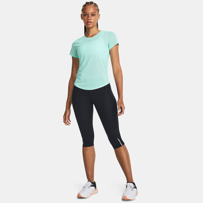 Under Armour Women's Streaker T-Shirt Blue Under Armour Women's Streaker T-Shirt Blue image number 2