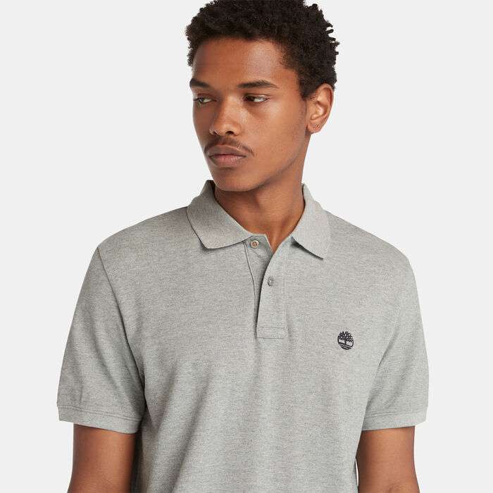 Timberland Men's Millers River Polo Shirt Grey image number 3