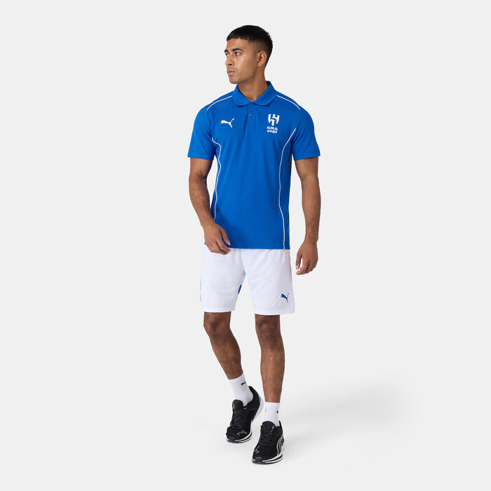PUMA Men's Al Hilal Casuals Polo Shirt Blue PUMA Men's Al Hilal Casuals Polo Shirt Blue image number 2