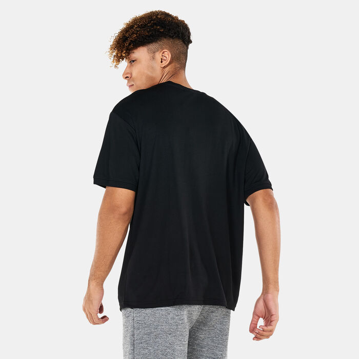New Era Men’s Brooklyn Nets NBA Outline Mesh T-Shirt Black New Era Men’s Brooklyn Nets NBA Outline Mesh T-Shirt Black image number 1
