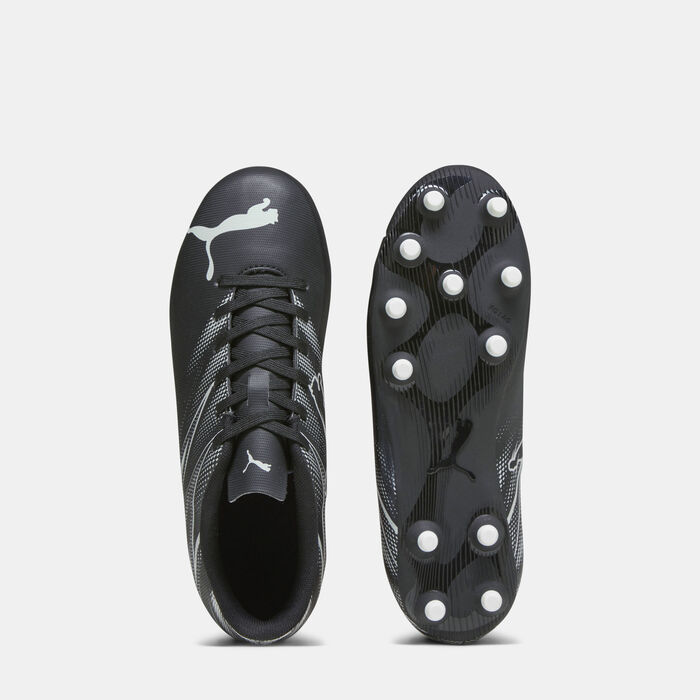 PUMA Kids' ATTACANTO Firm Ground/Artifical Ground Football Shoes Black image number 3