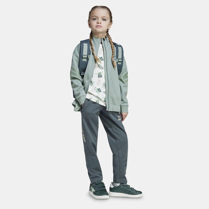 adidas Kids' Star Wars The Mandalorian Joggers Grey adidas Kids' Star Wars The Mandalorian Joggers Grey image number 2