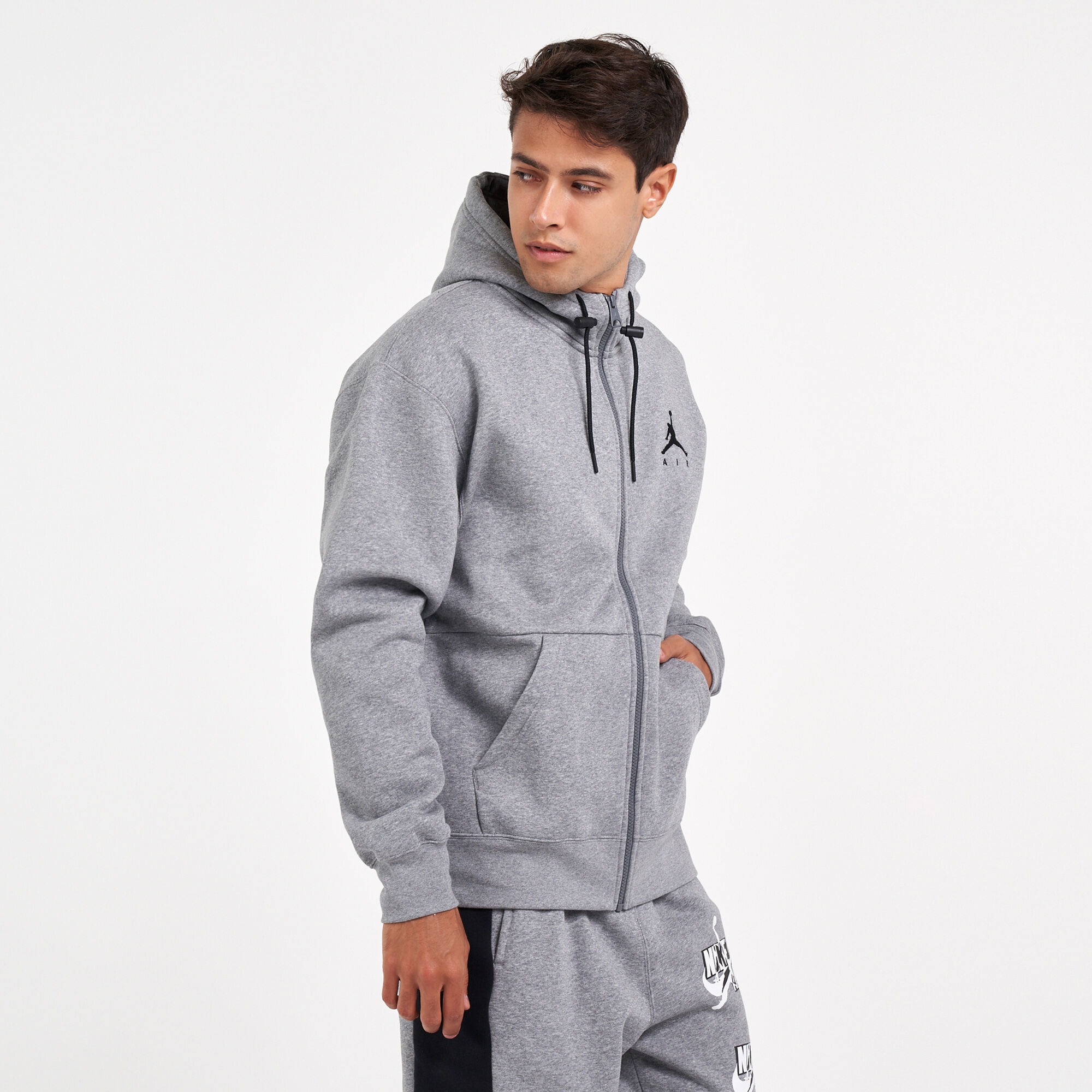 Jordan jumpman air full zip hoodie hotsell