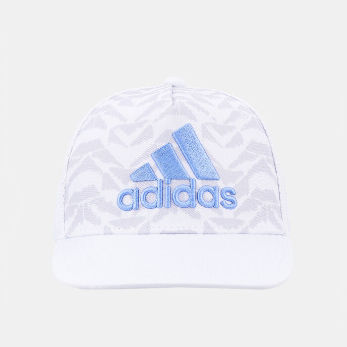 adidas Men's Snapback Trucker Cap White adidas Men's Snapback Trucker Cap White image number 0