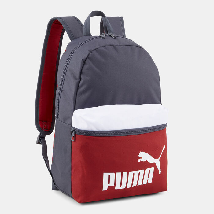 PUMA Phase Colorblock Backpack Grey PUMA Phase Colorblock Backpack Grey image number 0