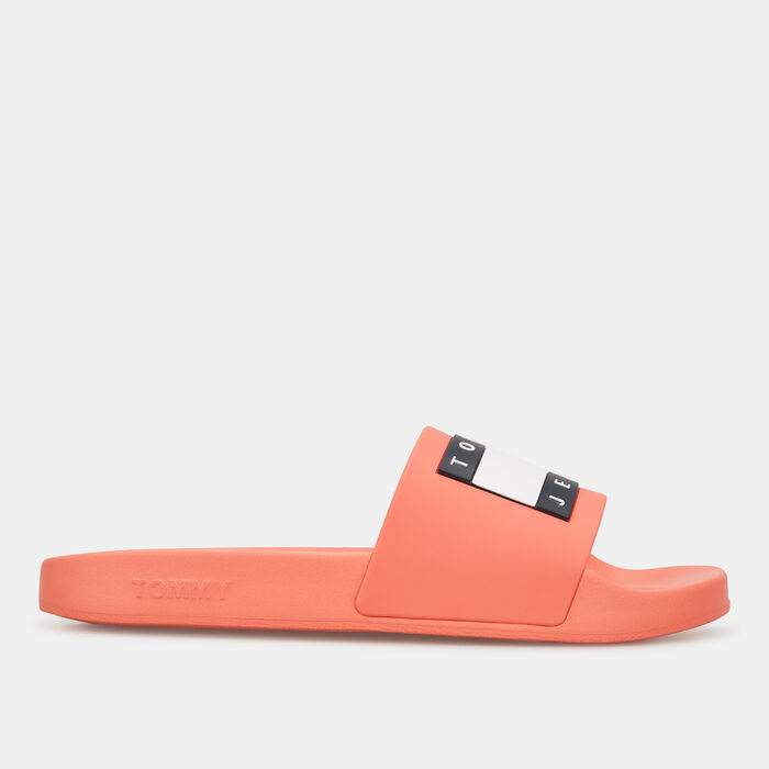 Tommy Hilfiger Women's Jeans Flag Logo Slides Brown image number 1